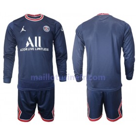 Maillot de Foot Paris Saint-Germain Domicile 2021-22 Manches Longues - Enfant